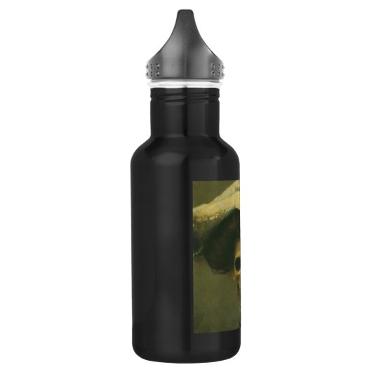 Gothic Skeleton Lady (groot) Waterfles (Links)