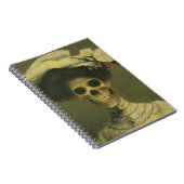 Gothic Skeleton Lady Notitieboek (Rechterzijde)