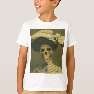 Gothic Skeleton Lady T-shirt