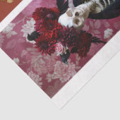 Gothic Skeleton Skull Junk Journal Decoupage Tissuepapier (Detail)