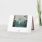 Gothic Skeleton Weddenschap houdt van je om te ste Kaart (Achterkant)