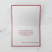 Gothic Skeleton Weddenschap houdt van je om te ste Kaart (Binnen)