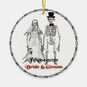Gothic Skeleton Wedding ornamenten (Voorkant)
