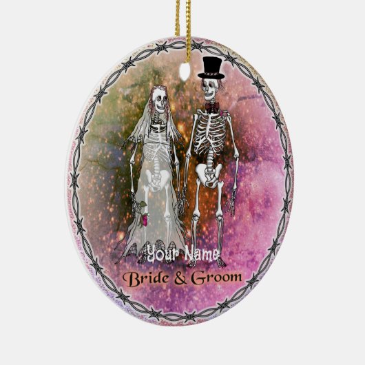 Gothic Skeleton Wedding ornamenten (Rechts)