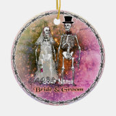 Gothic Skeleton Wedding ornamenten (Voorkant)