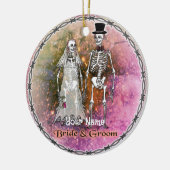 Gothic Skeleton Wedding ornamenten (Links)