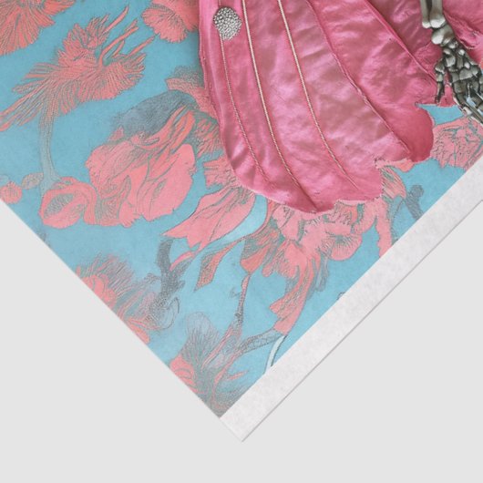 Gothic Skeleton Zeemeermin Schedel Decoupage Tissuepapier (Detail)