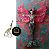 Gothic Skeleton Zeemeermin Schedel Decoupage Tissuepapier