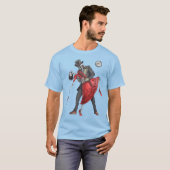 Gothic Skeletons Dansend T-shirt (Voorkant volledig)