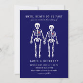 Gothic Skeletons Invitation Kaart (Voorkant)