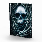 Gothic Skull Art: Creepy Death Metal Sigil Fotoblokken (Rechts)