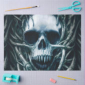 Gothic Skull Art: Creepy Death Metal Sigil Tissuepapier (Craft)