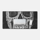 Gothic Skull Black en White Grunge Cool Bureaumat (Keyboard & Muis)
