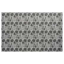 Gothic Skull Black en White Grunge Cool Pattern