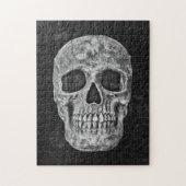 Gothic Skull Black en White Grunge Scary Legpuzzel (Verticaal)