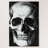 Gothic Skull Black Halloween Spooky Legpuzzel (Verticaal)