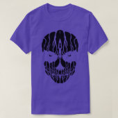 Gothic Skull Black T-shirt (Design voorkant)