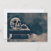 Gothic Skull  Boeken Macabre RIP Naar Haar 20s Kaart (Achterkant)