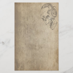 Gothic Skull Briefpapier