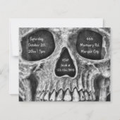 Gothic Skull Budget Verjaardagsfeest RIP naar zijn (Achterkant)