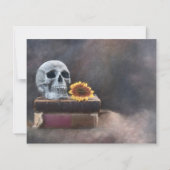 Gothic Skull Budget Zonnebloem RIP Naar Haar 20s (Achterkant)