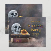 Gothic Skull Budget Zonnebloem RIP Naar Haar 20s (Voorkant / Achterkant)