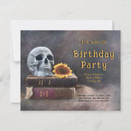 Gothic Skull Budget Zonnebloem RIP Naar Haar 20s