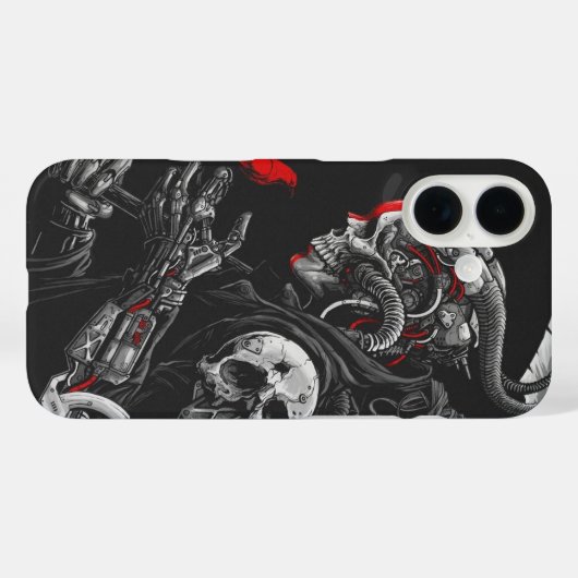 Gothic Skull Case-Mate iPhone Case (Achterkant (horizontaal))