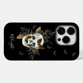Gothic Skull Case-Mate iPhone Case (Achterkant (horizontaal))