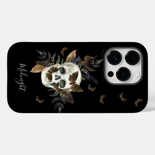 Gothic Skull Case-Mate iPhone Case (Achterkant (horizontaal))