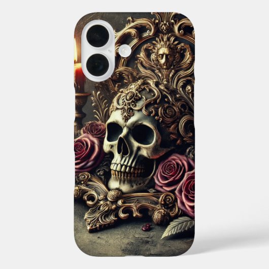 Gothic Skull Case-Mate iPhone Case (Achterkant)