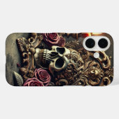 Gothic Skull Case-Mate iPhone Case (Achterkant (horizontaal))