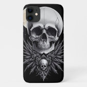 Gothic Skull Case-Mate iPhone Case (Achterkant)