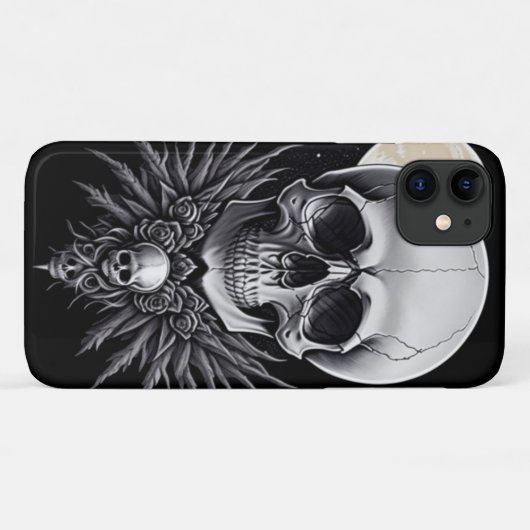 Gothic Skull Case-Mate iPhone Case (Achterkant (horizontaal))