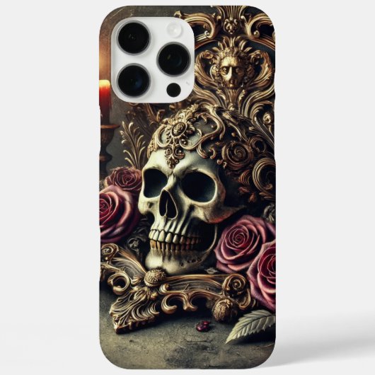 Gothic Skull Case-Mate iPhone Case (Achterkant)