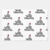 Gothic skull Christmas Wrapping Paper (Voorkant 2)