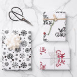 Gothic skull Christmas Wrapping Paper<br><div class="desc">Gotische schedel Vrolijk kerstinpakpapier</div>