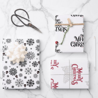 Gothic skull Christmas Wrapping Paper