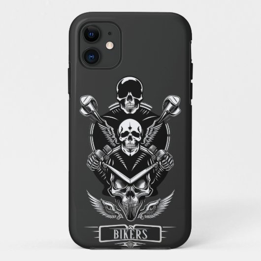 Gothic Skull Design Case-Mate iPhone Case (Achterkant)