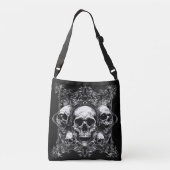 Gothic Skull Design Crossbody Tas (Achterkant)