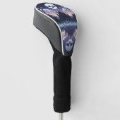 Gothic Skull Driver Hoesje Golfheadcover (Schuin)