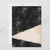 Gothic Skull Dying To Party Halloween Party beroem Kaart (Achterkant)