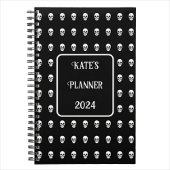 Gothic Skull elegant 2025 Planner