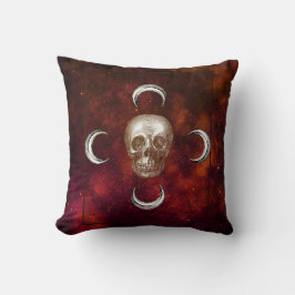 Gothic Skull en Moon Celestial Kussen