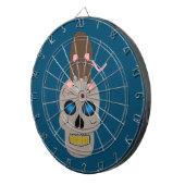 Gothic Skull en Rat Halloween Dartbord (Voorkant Rechts)