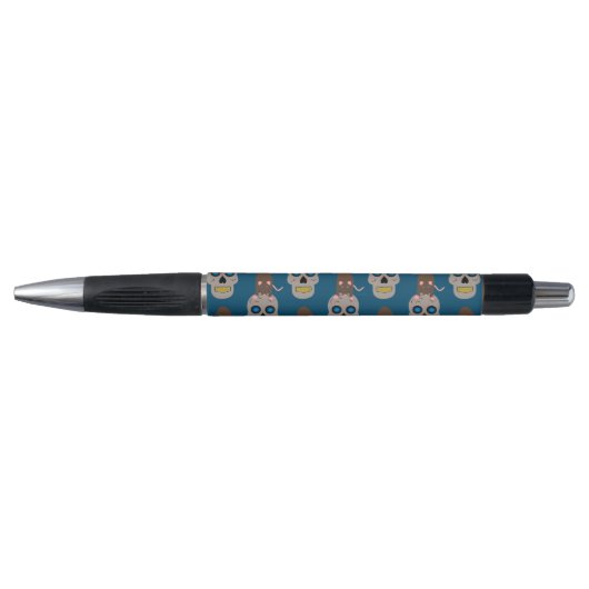 Gothic Skull en Rat Halloween Pen (Voorkant)
