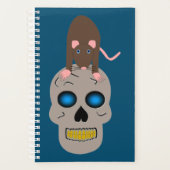 Gothic Skull en Rat Halloween Planner (Voorkant)