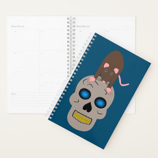 Gothic Skull en Rat Halloween Planner (Display)