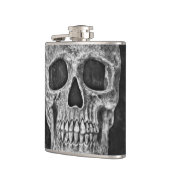 Gothic Skull Face Black and White Cool Grunge Heupfles (Links)