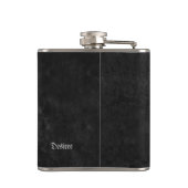 Gothic Skull Face Black and White Cool Grunge Heupfles (Achterkant)